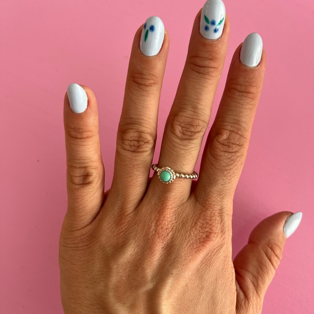 Pandora December Blue Turquoise Birthstone